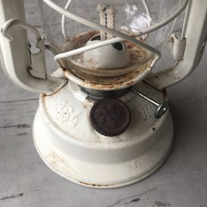 Vintage Rustic White Lantern